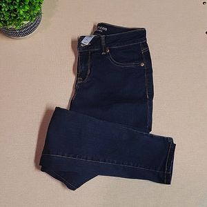 Maurice's blue jeans high-rise skinny size small